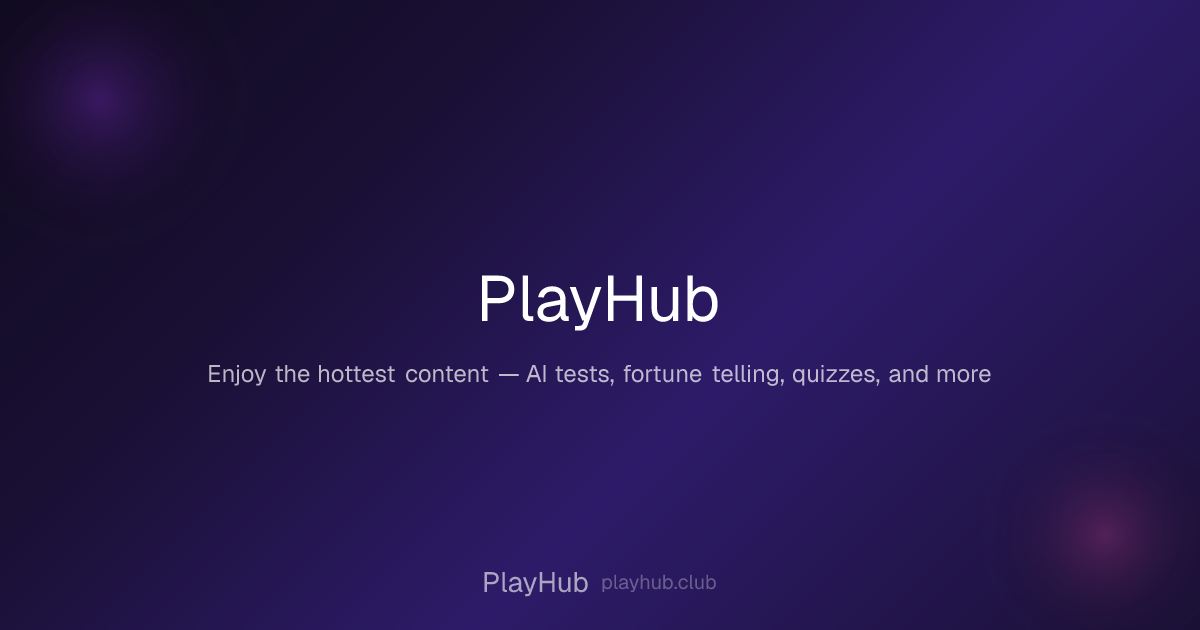 PlayHub - Trendy Fun Activities Collection